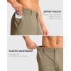 G Gradual Casual Shorts for Men 11″ Lightweight Men’s Golf Shorts Stretch with 3 Pockets Quick Dry Summer Breathable Shorts(Medium Khaki)