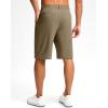 G Gradual Casual Shorts for Men 11″ Lightweight Men’s Golf Shorts Stretch with 3 Pockets Quick Dry Summer Breathable Shorts(Medium Khaki)