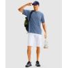 G Gradual Men’s Casual Shorts 11″ Long Lightweight Golf Shorts for Men Hiking Work Outdoor Stretch Quick-Dry with 3 Zipper Pockets White