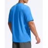 G Gradual Men’s Sun Protection Swim Shirt UPF 50+ Rash Guard Short Sleeve Quick Dry Water Hiking Workout Shirts for Men(Blue)