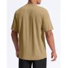 G Gradual Men’s Sun Protection Swim Shirt UPF 50+ Rash Guard Short Sleeve Quick Dry Water Hiking Workout Shirts for Men(Brown)