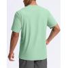 G Gradual Men’s Sun Protection Swim Shirt UPF 50+ Rash Guard Short Sleeve Quick Dry Water Hiking Workout Shirts for Men(Jasmine Green)