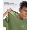 G Gradual Men’s Sun Protection Swim Shirt UPF 50+ Rash Guard Short Sleeve Quick Dry Water Hiking Workout Shirts for Men(Olive)