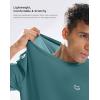 G Gradual Men’s Sun Protection Swim Shirt UPF 50+ Rash Guard Short Sleeve Quick Dry Water Hiking Workout Shirts for Men(Teal)