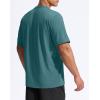G Gradual Men’s Sun Protection Swim Shirt UPF 50+ Rash Guard Short Sleeve Quick Dry Water Hiking Workout Shirts for Men(Teal)