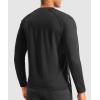 G Gradual Men’s Thermal Shirts Long Sleeve Athletic Workout T-Shirts Crewneck Fleece Lind Base Layer for Men Cold Weather(Black)