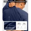 G Gradual Men’s Thermal Shirts Long Sleeve Athletic Workout T-Shirts Crewneck Fleece Lind Base Layer for Men Cold Weather(Dark Blue)