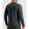 G Gradual Men’s Thermal Shirts Long Sleeve Athletic Workout T-Shirts Crewneck Fleece Lind Base Layer for Men Cold Weather(Dark Grey)