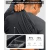 G Gradual Men’s Thermal Shirts Long Sleeve Athletic Workout T-Shirts Crewneck Fleece Lind Base Layer for Men Cold Weather(Dark Grey)