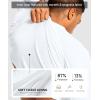 G Gradual Men’s Thermal Shirts Long Sleeve Athletic Workout T-Shirts Crewneck Fleece Lind Base Layer for Men Cold Weather(White)
