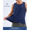 G Gradual Men’s Workout Tank Tops Sleeveless Muscle Shirts Summer UPF 50+ Quick Dry Shirts for Men Athletic Running Gym(Dark Blue,2XL)