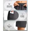 G Gradual Women’s Hiking Shorts 2 Zipper Pockets Quick Dry Lightweight 9″ Bermuda Cargo Shorts Water Resistant Athletic Walk(Dark Grey)