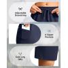 G Gradual Women’s Hiking Shorts 2 Zipper Pockets Quick Dry Lightweight 9″ Bermuda Cargo Shorts Water Resistant Athletic Walk(Dark Navy)