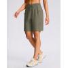 G Gradual Women’s Hiking Shorts 2 Zipper Pockets Quick Dry Lightweight 9″ Bermuda Cargo Shorts Water Resistant Athletic Walk(Sage Grey Green)