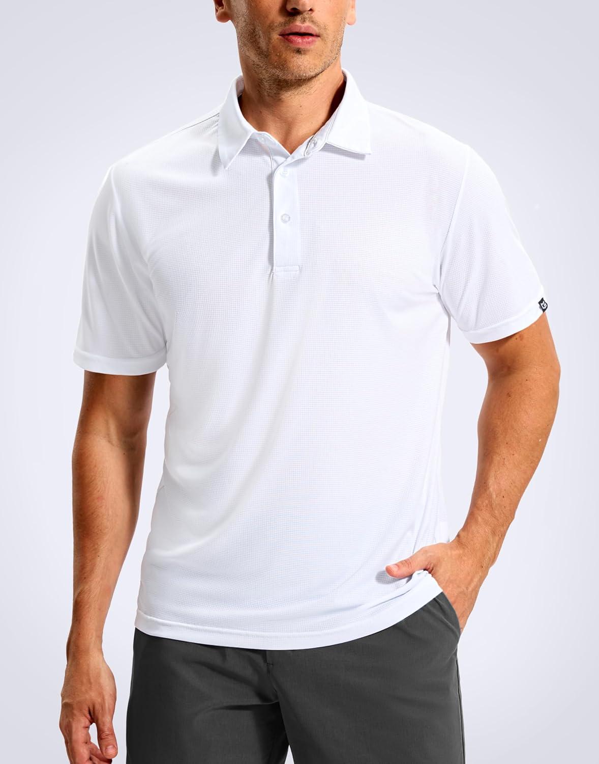imageG Gradual Mens White Golf Shirt Short Sleeve