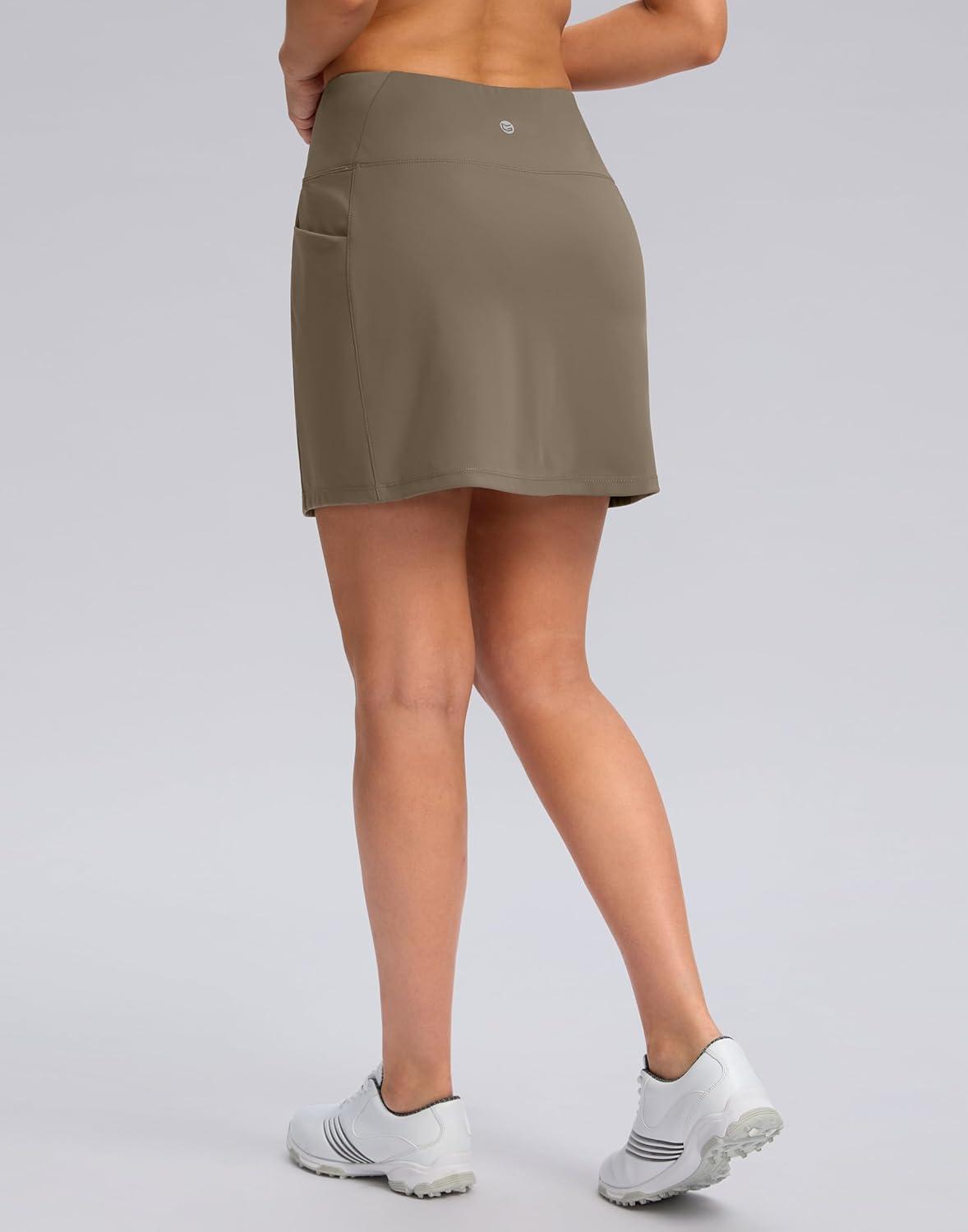 imageG Gradual Womens Golf Skirts Skort 4 Side Pockets High Waisted Stretchy Tennis Skirt with Short Athletic CasualNomad