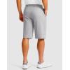 G Gradual Men’s Golf Shorts with 4 Pockets 11″ Inseam Stretch Quick Dry Casual Work Dress Shorts for Men(Bright Grey)