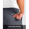G Gradual Men’s Golf Shorts with 4 Pockets 11″ Inseam Stretch Quick Dry Casual Work Dress Shorts for Men(Dark Grey)