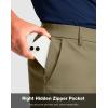 G Gradual Men’s Golf Shorts with 4 Pockets 11″ Inseam Stretch Quick Dry Casual Work Dress Shorts for Men(Dusty Khaki)