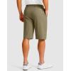 G Gradual Men’s Golf Shorts with 4 Pockets 11″ Inseam Stretch Quick Dry Casual Work Dress Shorts for Men(Dusty Khaki)