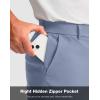 G Gradual Men’s Golf Shorts with 4 Pockets 11″ Inseam Stretch Quick Dry Casual Work Dress Shorts for Men(Ice Blue)