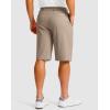 G Gradual Men’s Golf Shorts with 4 Pockets 11″ Inseam Stretch Quick Dry Casual Work Dress Shorts for Men(Mineral Brown)
