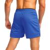 G Gradual Men’s Gym Workout Shorts Zipper Pockets 5″ / 7″ Quick Dry Breathable Runing Athletic Short for Men(Blue)