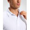 G Gradual Mens White Golf Shirt Short Sleeve