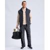 G Gradual Men’s Yoga Sweatpants Soft Lounge Casual Pants Open Bottom Stretchy Athletic Sweat Pants with Pockets(Black Camo)