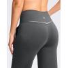 G Gradual Women’s Capri Pants with Pockets High Waist Yoga Pants Wide Leg Workout Summer Pants for Casual, Travel, Exercise(Charcoal)