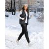 G Gradual Women’s Fleece Lined Joggers 28″/30″/32″ High Waisted Sweatpants Water Resistant Thermal Warm Pants Zipper Pockets(Black)