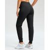 G Gradual Women’s Fleece Lined Joggers 28″/30″/32″ High Waisted Sweatpants Water Resistant Thermal Warm Pants Zipper Pockets(Black)