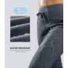 G Gradual Women’s Fleece Lined Joggers 28″/30″/32″ High Waisted Sweatpants Water Resistant Thermal Warm Pants Zipper Pockets(Dusty Blue Heather)