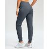 G Gradual Women’s Fleece Lined Joggers 28″/30″/32″ High Waisted Sweatpants Water Resistant Thermal Warm Pants Zipper Pockets(Dusty Blue Heather)
