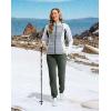 G Gradual Women’s Fleece Lined Joggers 28″/30″/32″ High Waisted Sweatpants Water Resistant Thermal Warm Pants Zipper Pockets(Olive)