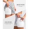 G Gradual Women’s Golf Skirts Skort 4 Side Pockets High Waisted Stretchy Tennis Skirt with Short Athletic Casual(Abstract_floral)