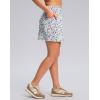 G Gradual Women’s Golf Skirts Skort 4 Side Pockets High Waisted Stretchy Tennis Skirt with Short Athletic Casual(Abstract_floral)