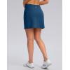 G Gradual Women’s Golf Skirts Skort 4 Side Pockets High Waisted Stretchy Tennis Skirt with Short Athletic Casual(Blue)