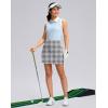 G Gradual Women’s Golf Skirts Skort 4 Side Pockets High Waisted Stretchy Tennis Skirt with Short Athletic Casual(Houndstooth)