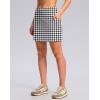 G Gradual Women’s Golf Skirts Skort 4 Side Pockets High Waisted Stretchy Tennis Skirt with Short Athletic Casual(Houndstooth)