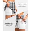 G Gradual Women’s Golf Skirts Skort 4 Side Pockets High Waisted Stretchy Tennis Skirt with Short Athletic Casual(Houndstooth)