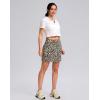 G Gradual Women’s Golf Skirts Skort 4 Side Pockets High Waisted Stretchy Tennis Skirt with Short Athletic Casual(Leopard)