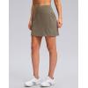 G Gradual Women’s Golf Skirts Skort 4 Side Pockets High Waisted Stretchy Tennis Skirt with Short Athletic Casual(Nomad)