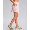 G Gradual Women’s Golf Skirts Skort 4 Side Pockets High Waisted Stretchy Tennis Skirt with Short Athletic Casual(Pink Paisley)