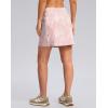 G Gradual Women’s Golf Skirts Skort 4 Side Pockets High Waisted Stretchy Tennis Skirt with Short Athletic Casual(Pink Paisley)