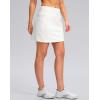 G Gradual Women’s Golf Skirts Skort 4 Side Pockets High Waisted Stretchy Tennis Skirt with Short Athletic Casual(White)