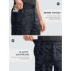 Men’s Casual Shorts 9″ Lightweight Golf Shorts for Men Stretch with 3 Pockets Quick Dry Breathable Work Shorts(Black Camo B,3XL)