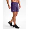 G Gradual Men’s Athletic Running Shorts 7″/5″/9″ Zipper Pocket Lightweight Workout Gym Quick Dry Shorts Golf Tennis Hiking(Deep Purple)
