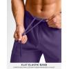 G Gradual Men’s Athletic Running Shorts 7″/5″/9″ Zipper Pocket Lightweight Workout Gym Quick Dry Shorts Golf Tennis Hiking(Deep Purple)