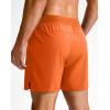 G Gradual Men’s Athletic Running Shorts 7″/5″/9″ Zipper Pocket Lightweight Workout Gym Quick Dry Shorts Golf Tennis Hiking(Orange)